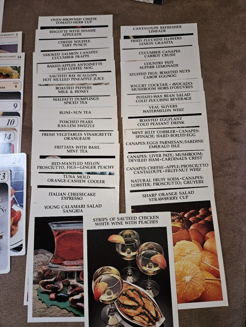 VINTAGE Assorted Recipe Cards Set Of 50